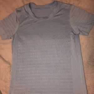 Lululemon Breeze By Short Sleeve- Blue